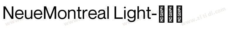 NeueMontreal Light字体转换